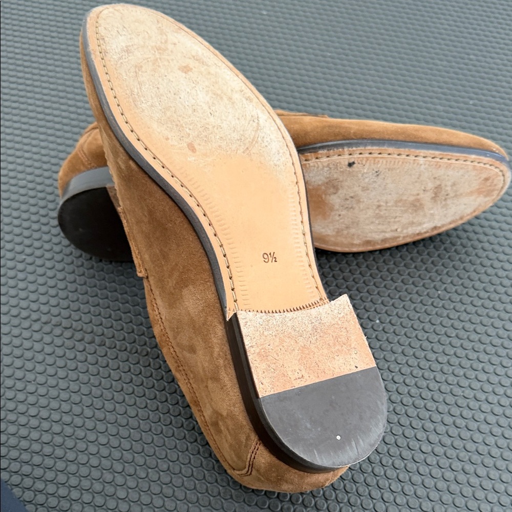 Jack Erwin Men’s Tan Suede Loafers - Picture 5 of 6